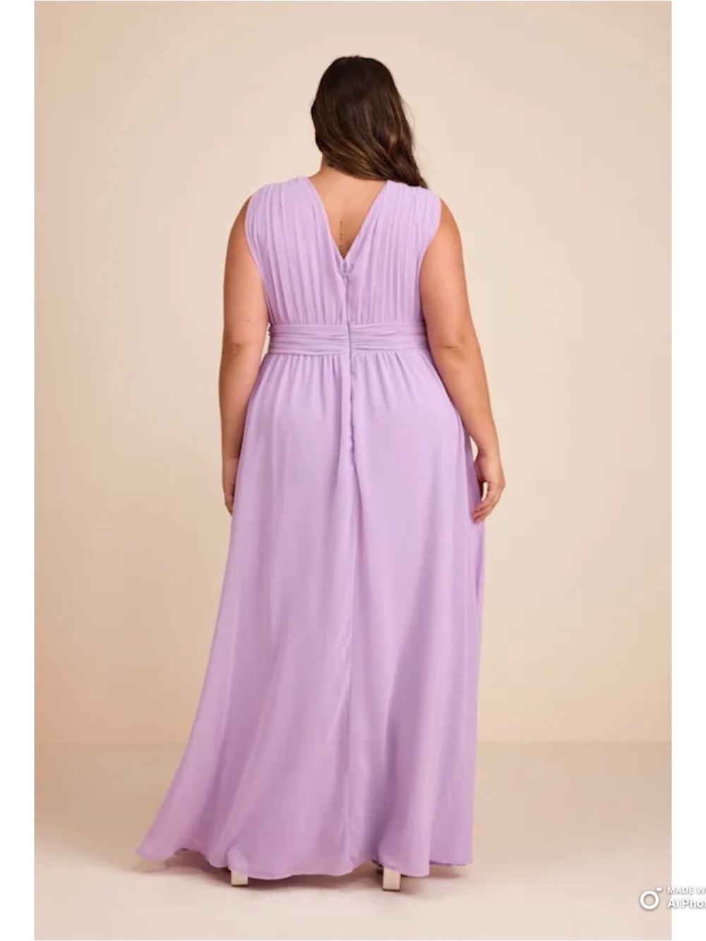 Lulus 3X Heavenly Hues Lavender Maxi Dress NWT Formal Party Wedding Bridesmaid - Picture 8 of 17